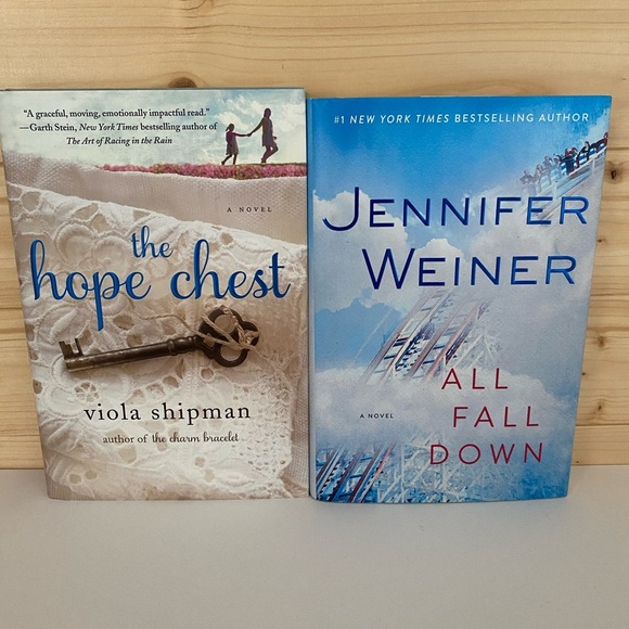 BEST SELLING Author Hardcover Novel Bundle 2 Must-Read Books Weiner & Shipman - Picture 1 of 8